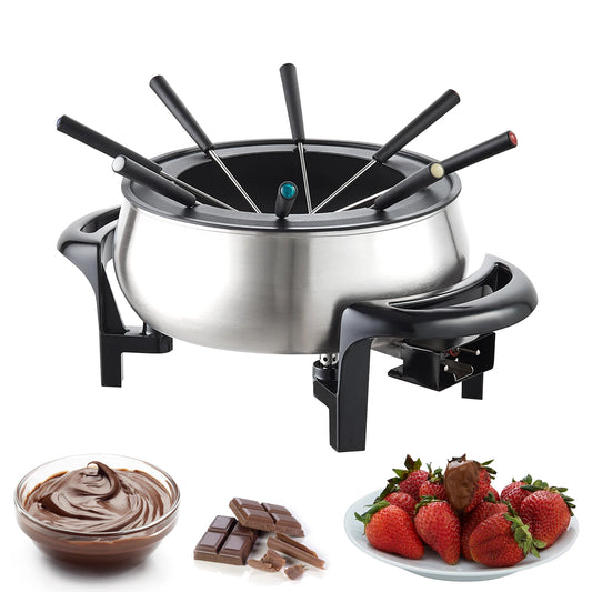 3Qt Electric Chocolate cascade Melting Pot Fondue Pot Set Cheese Melting Warmer Home Appliance for kitchen